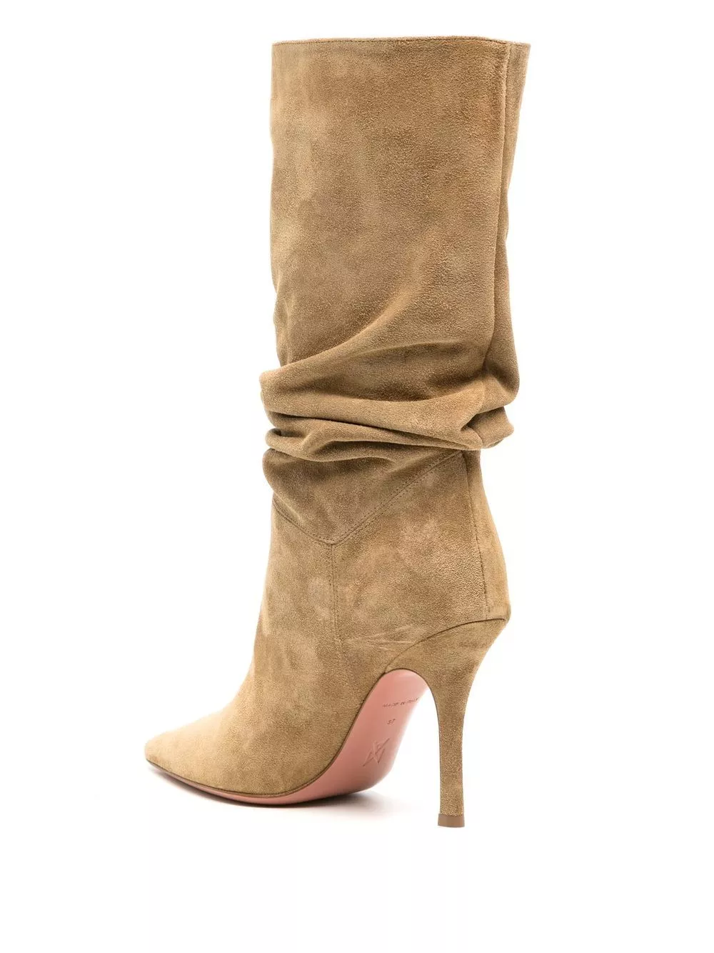 Affordable Amina Muaddi Ida 95mm suede boots Women 0127