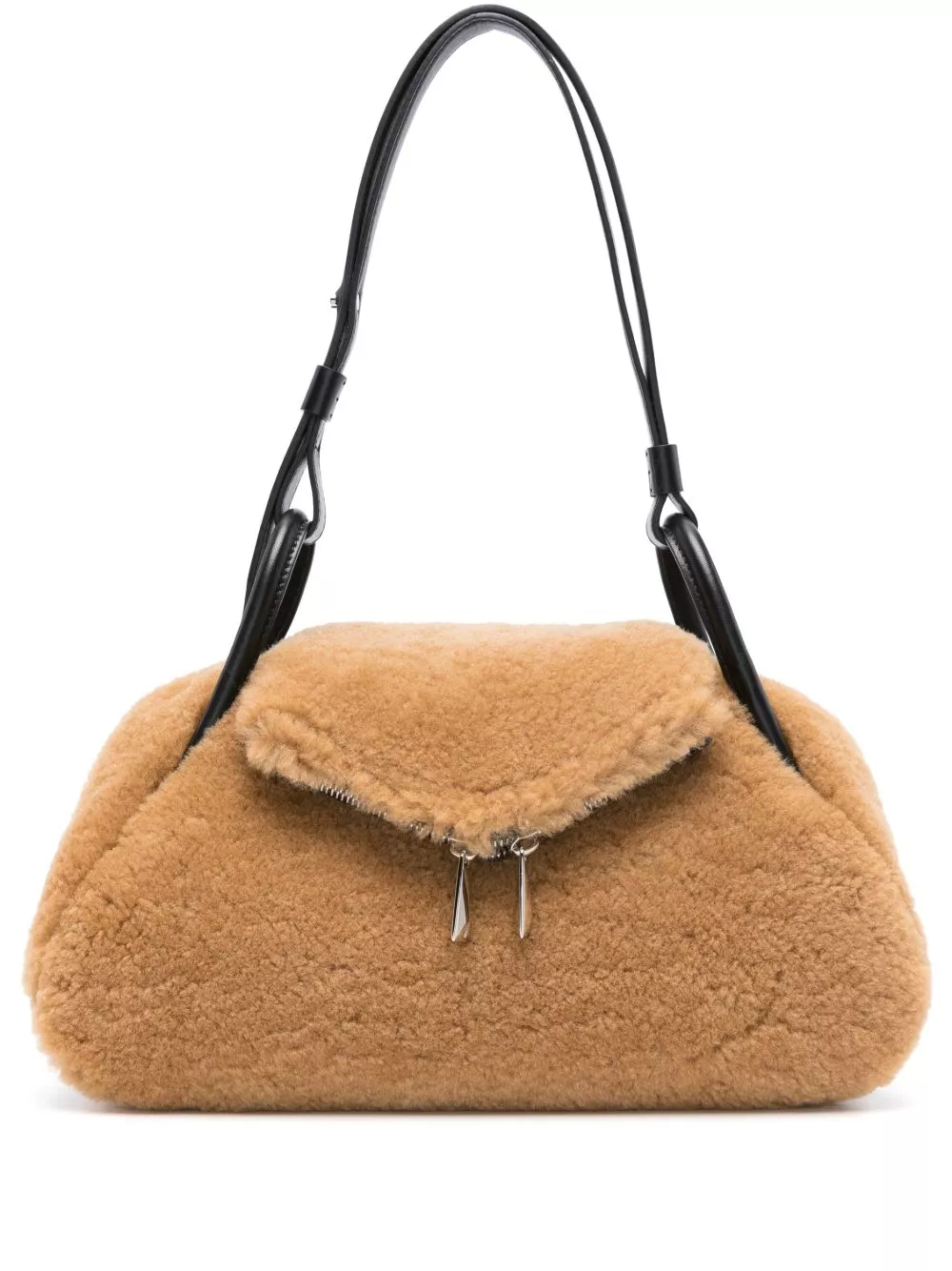 Amina Muaddi Gemini shearling shoulder bag Women 0128