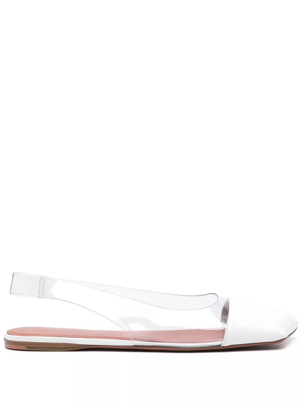 Amina Muaddi Ane square-toe ballerina shoes Women 0125