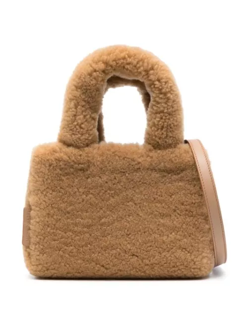 Amina Muaddi Amini Giuly shearling tote bag Women 0124