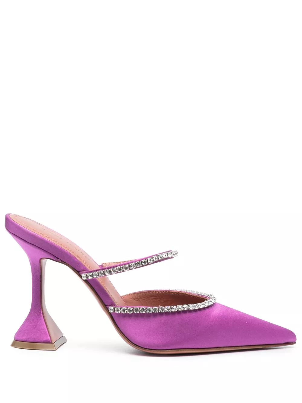 Amina Muaddi Gilda 95mm iridescent mules Women 0125