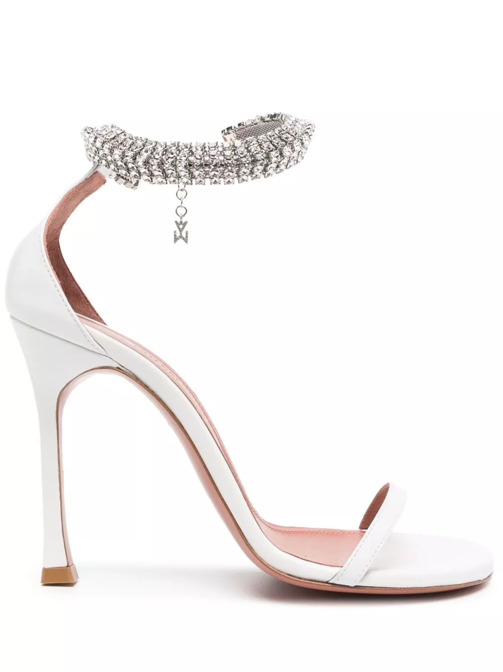 Amina Muaddi Iman 105mm crystal-embellished sandals Women 0125