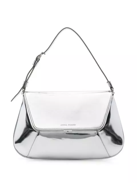 Amina Muaddi patent leather tote bag Women 0124