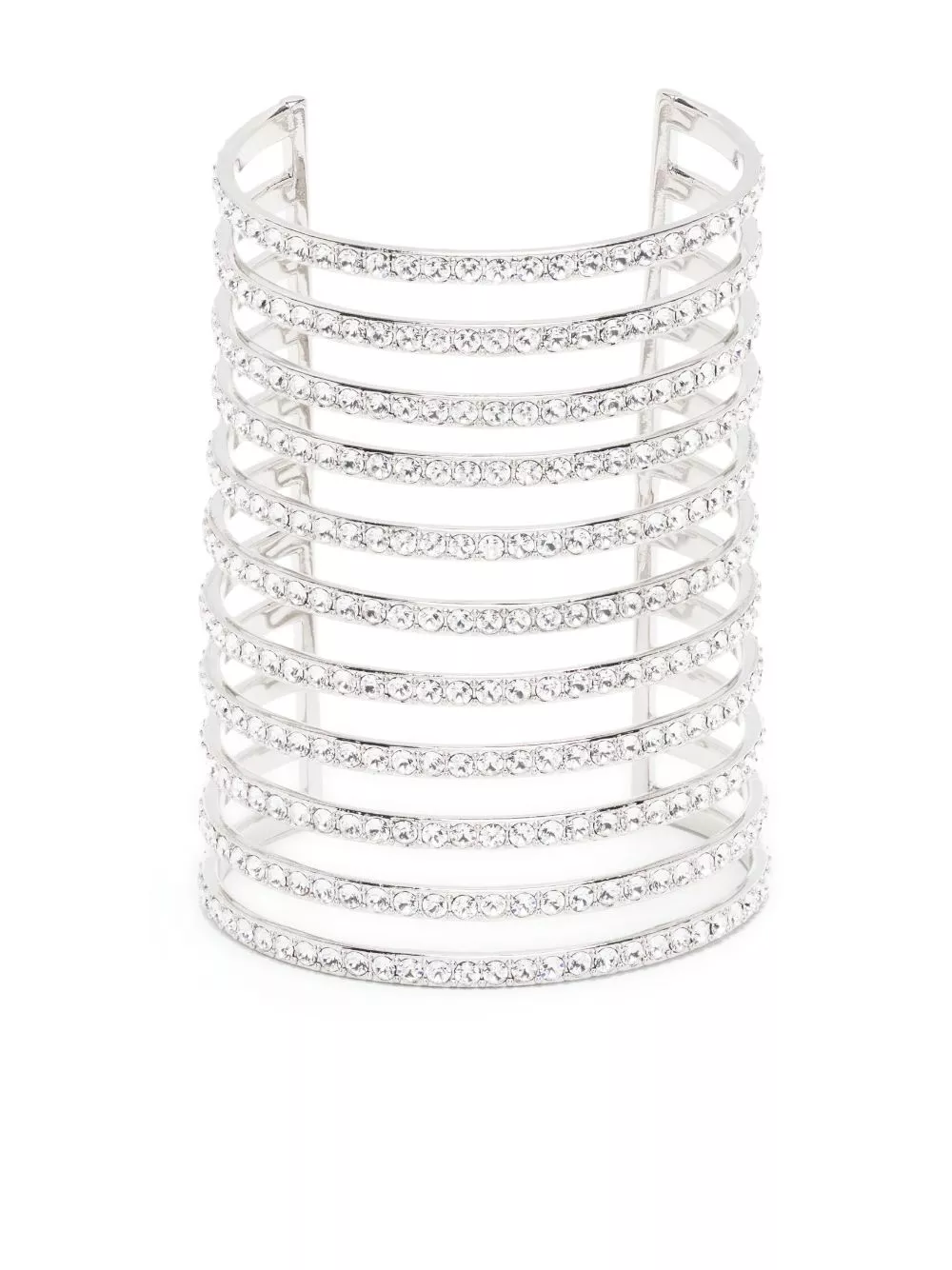 Amina Muaddi Vittoria crystal-embellished cuff bracelet Women 0116