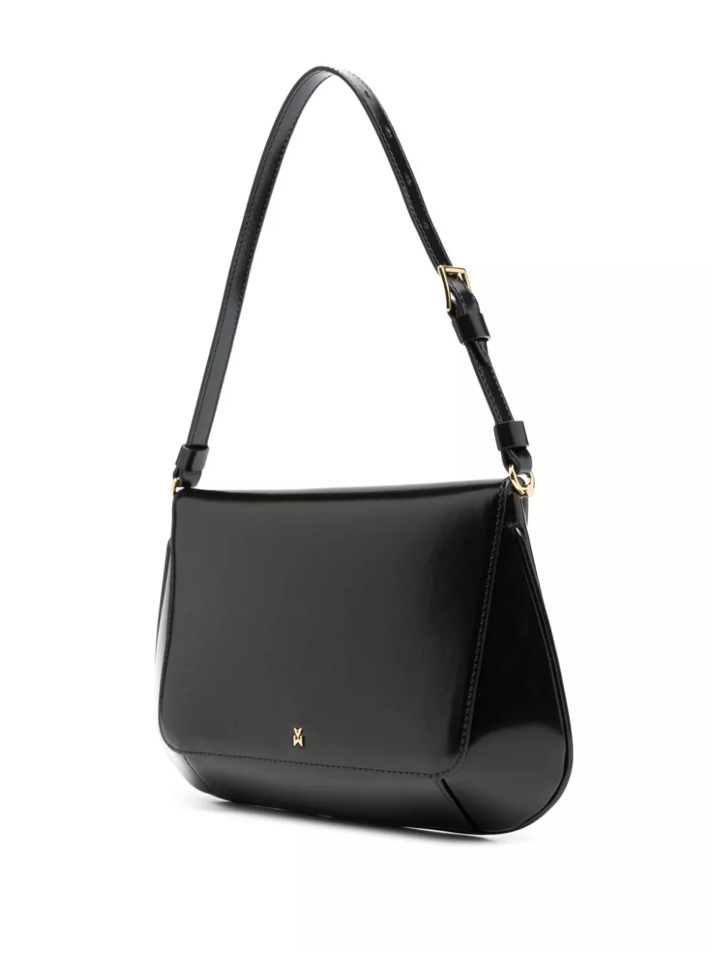 Affordable Amina Muaddi logo-debossed leather shoulder bag Women 0124