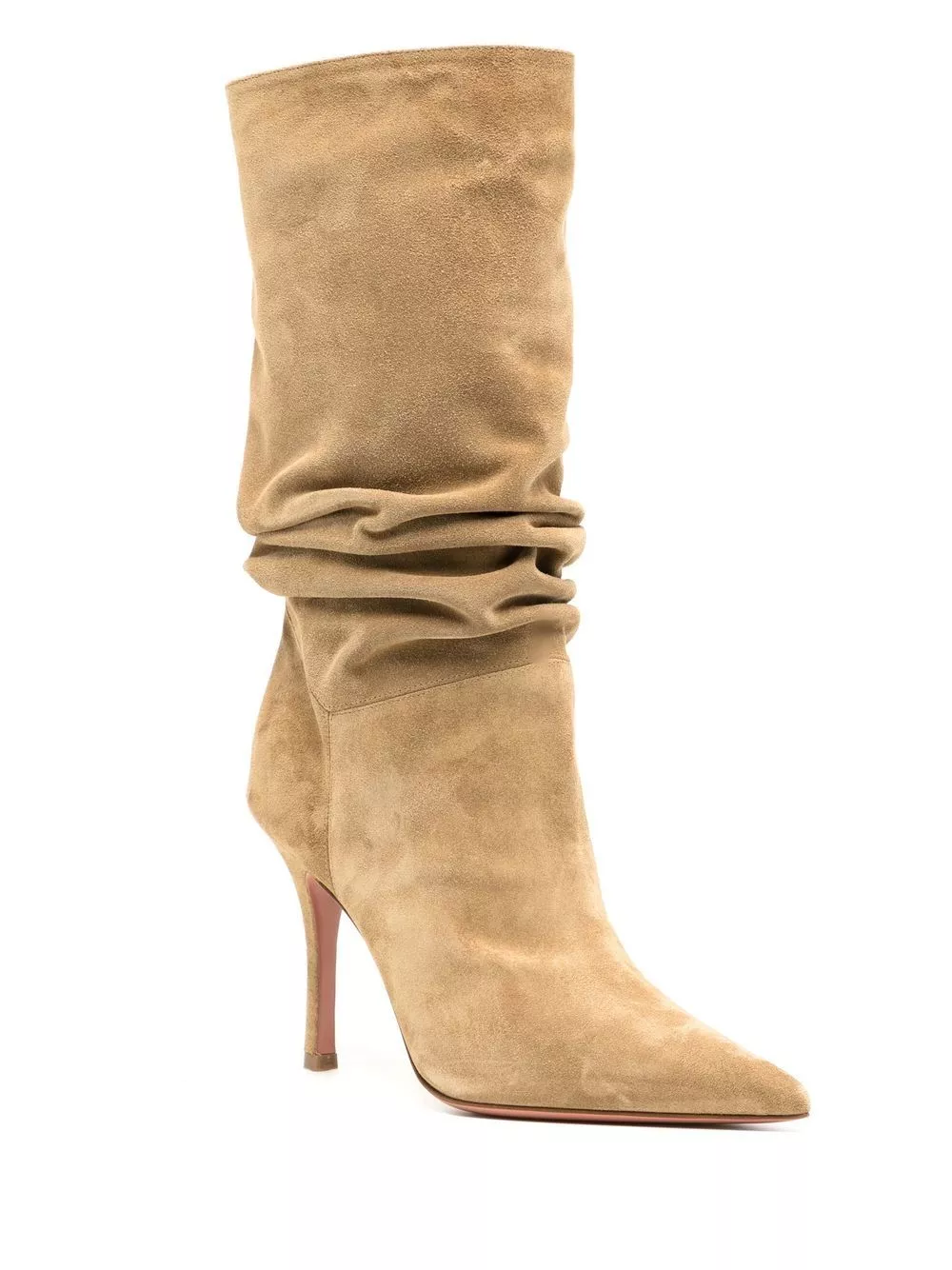 Affordable Amina Muaddi Ida 95mm suede boots Women 0127