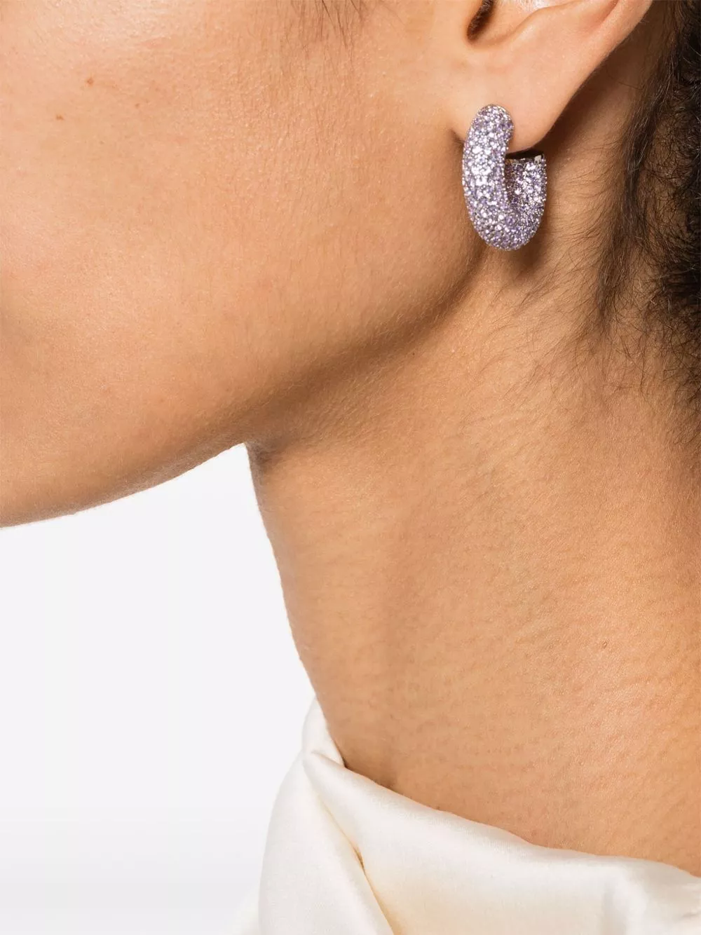 Affordable Amina Muaddi small Cameron crystal-embellished earrings Women 0204