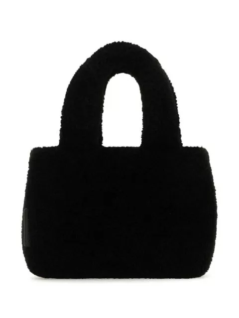 Affordable Amina Muaddi Amini Giuly shearling tote bag Women 0202