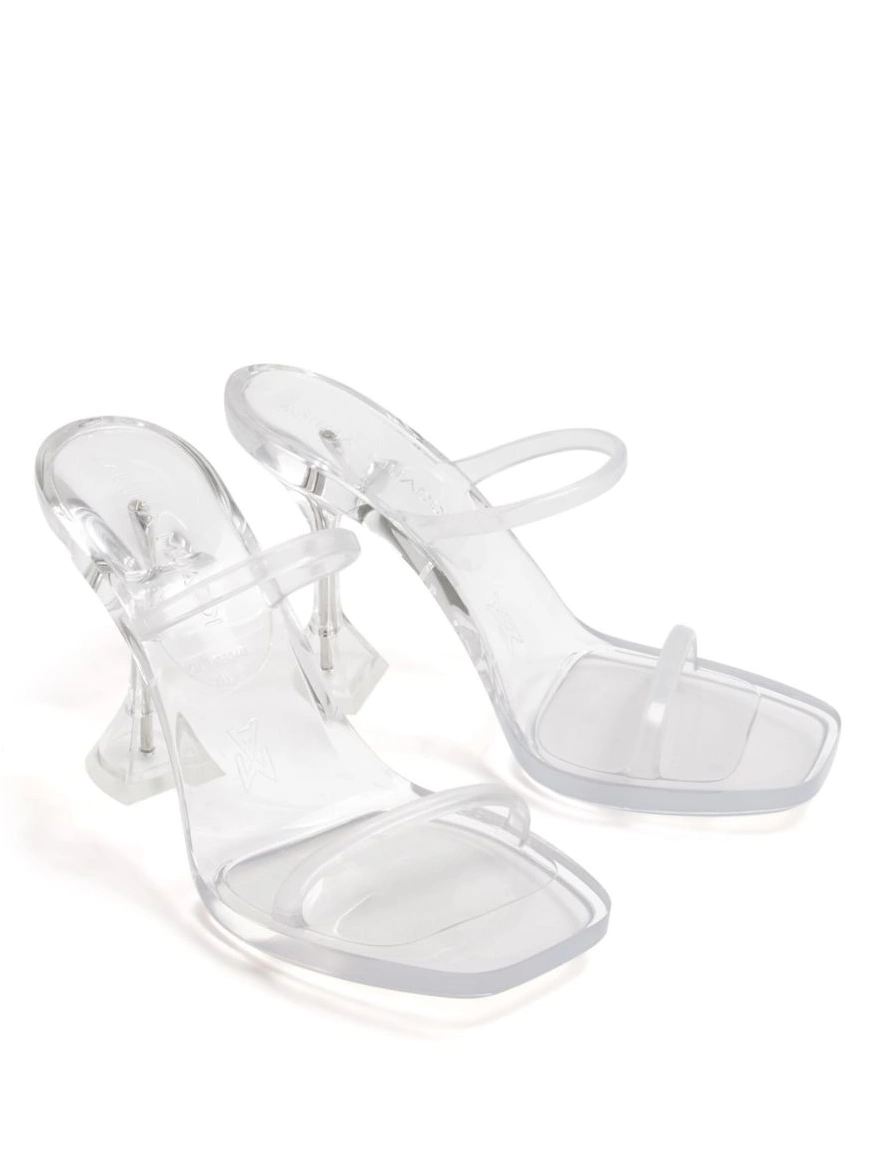 Affordable Brito Amina clear Muaddi Women 95mm mules 0218