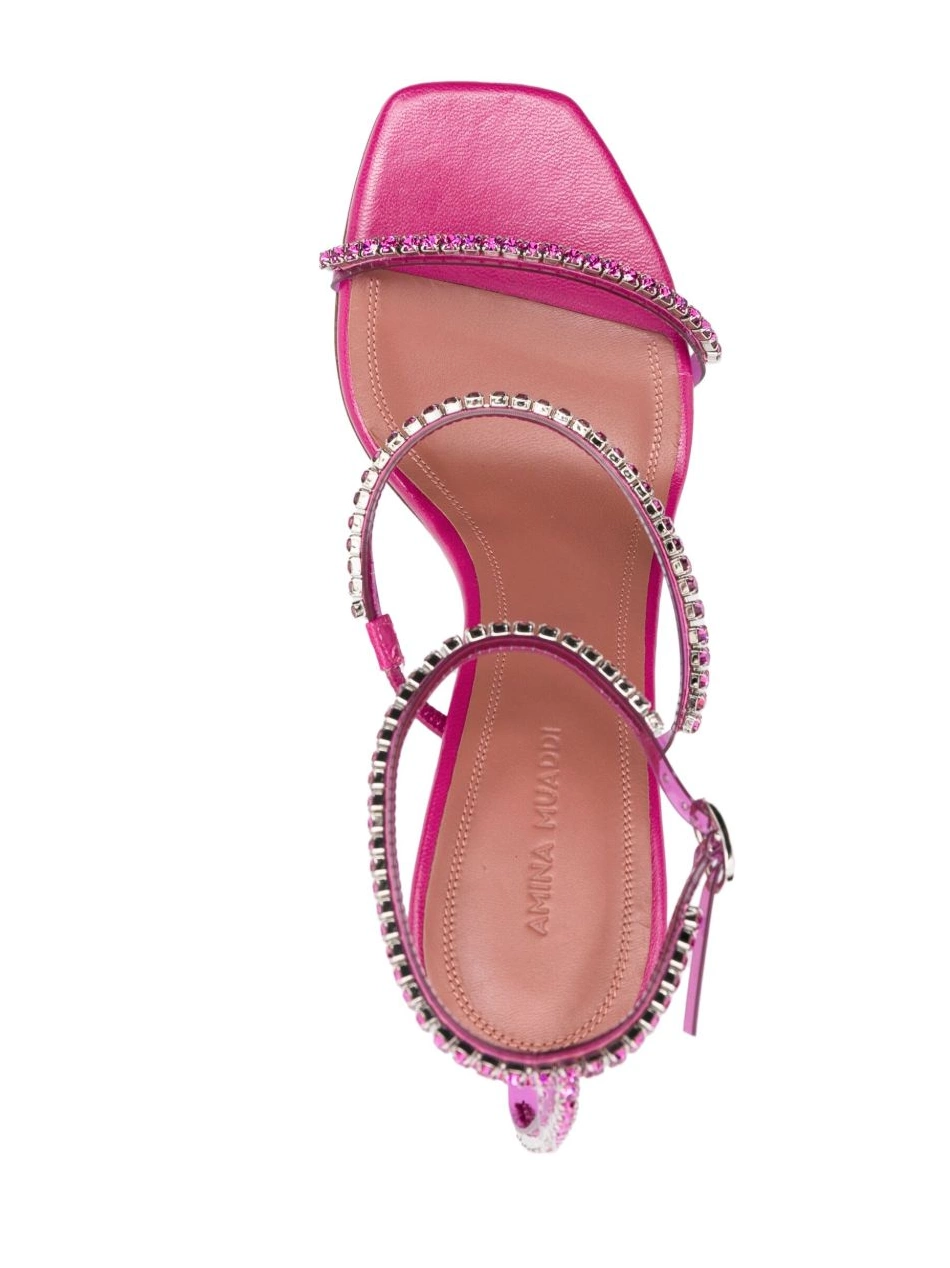 Affordable Women crystal-embellished open-toe sandals Amina Muaddi 0217