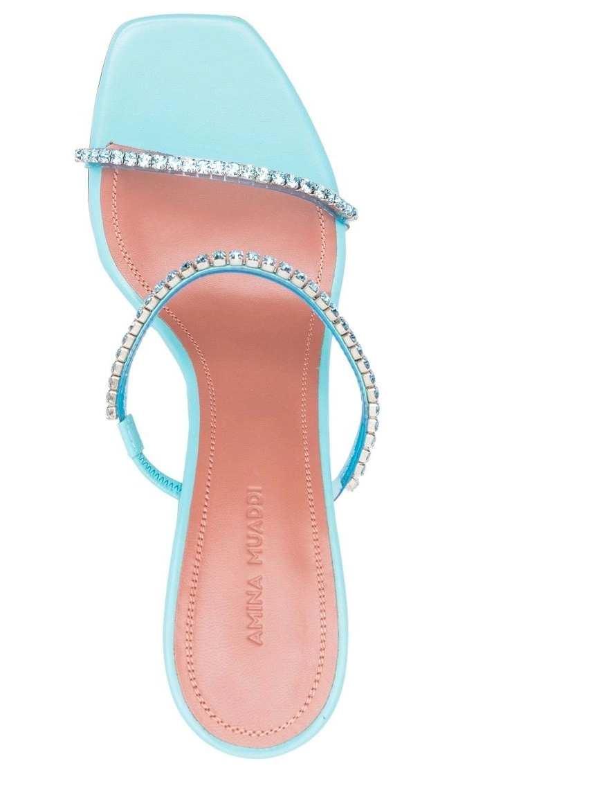 Cheap crystal-embellished Amina sandals Muaddi Gilda Women 0208