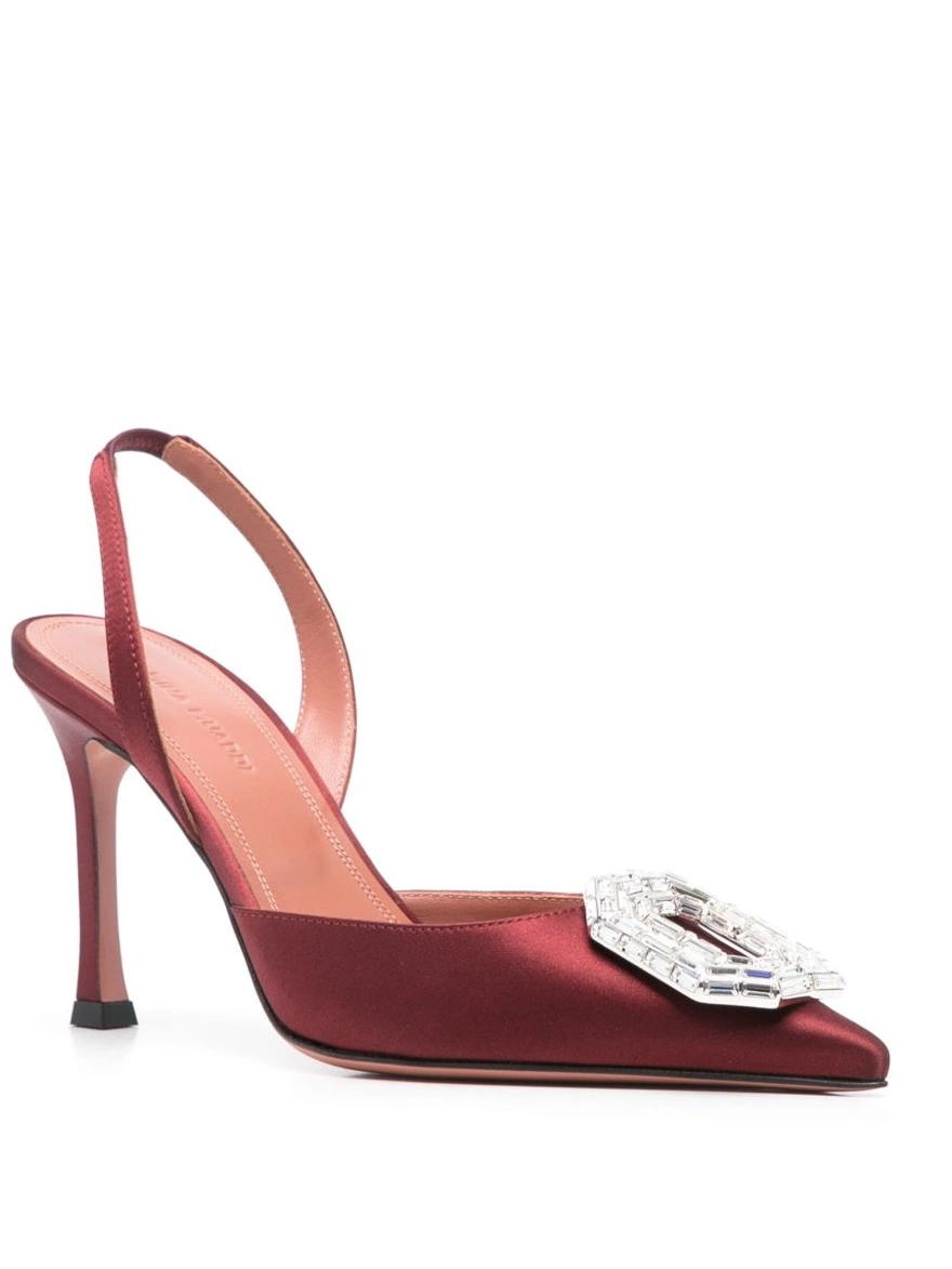 Affordable pumps 90mm Muaddi slingback Women Amina Camelia 0211