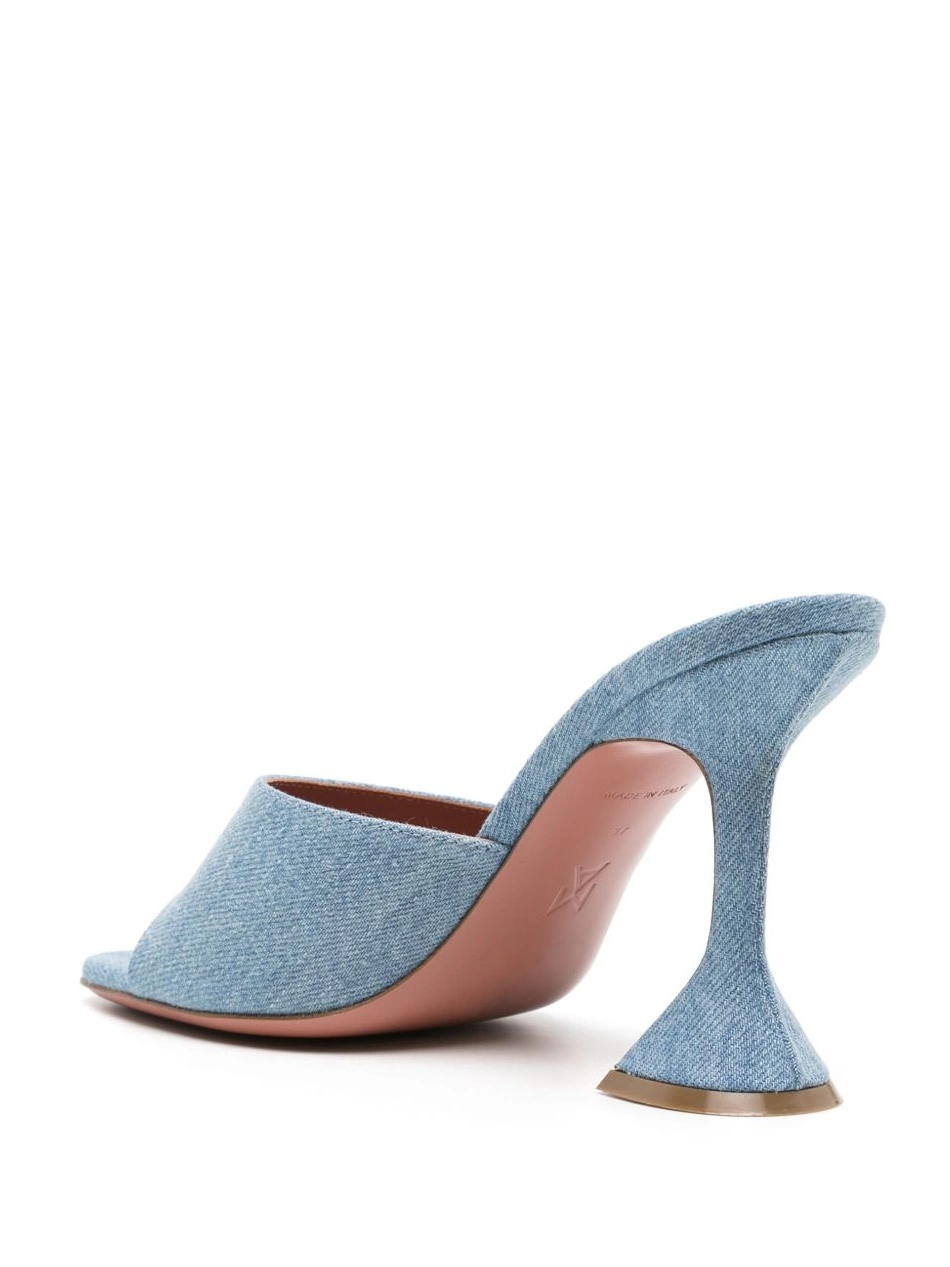 Affordable denim mules Amina Lupita Women 100mm Muaddi 0209