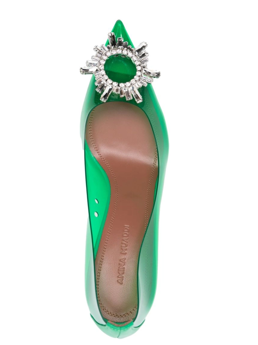 Affordable Muaddi Amina Women Glass pumps 95mm Begum 0217