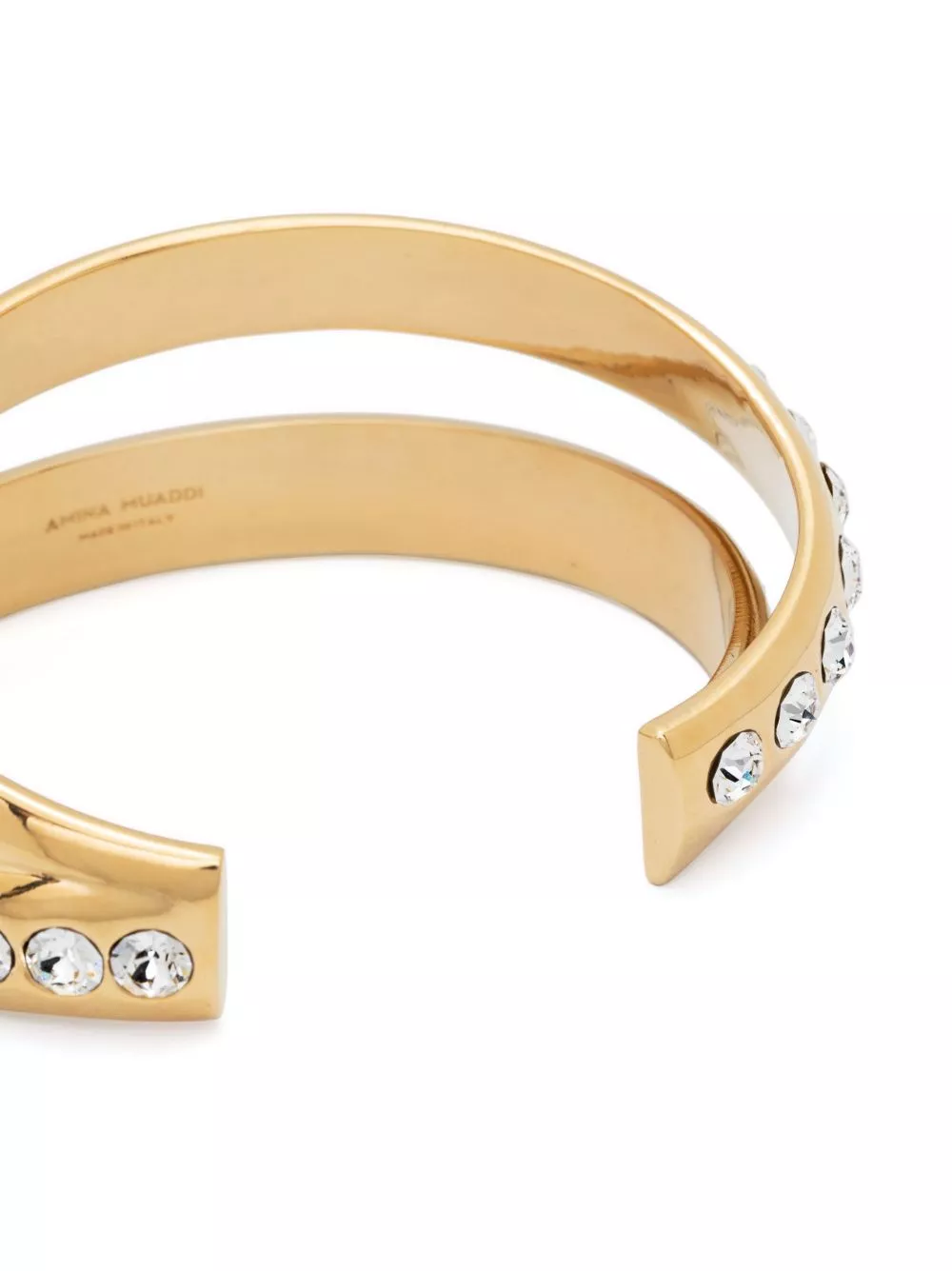 Affordable Amina Muaddi Jahleel crystal bangle bracelet Women 0203