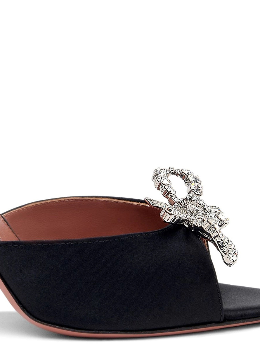 Affordable Women 95mm crystal-embellished Rosie mules Amina Muaddi 0222