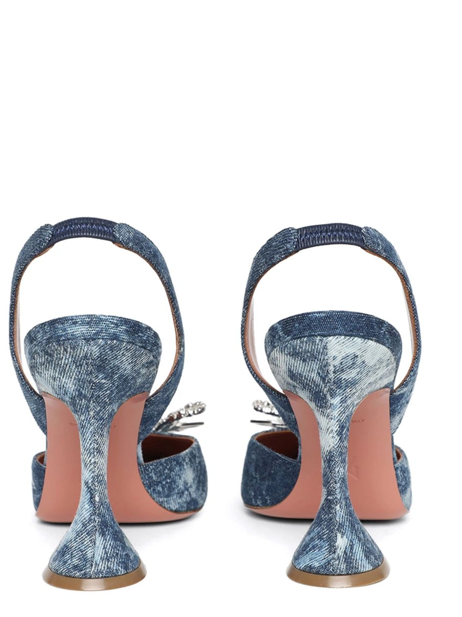 Affordable denim pumps Amina 110mm Muaddi Women slingback Rosie 0215